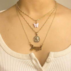 Angel 3pcs Multilayer Necklace